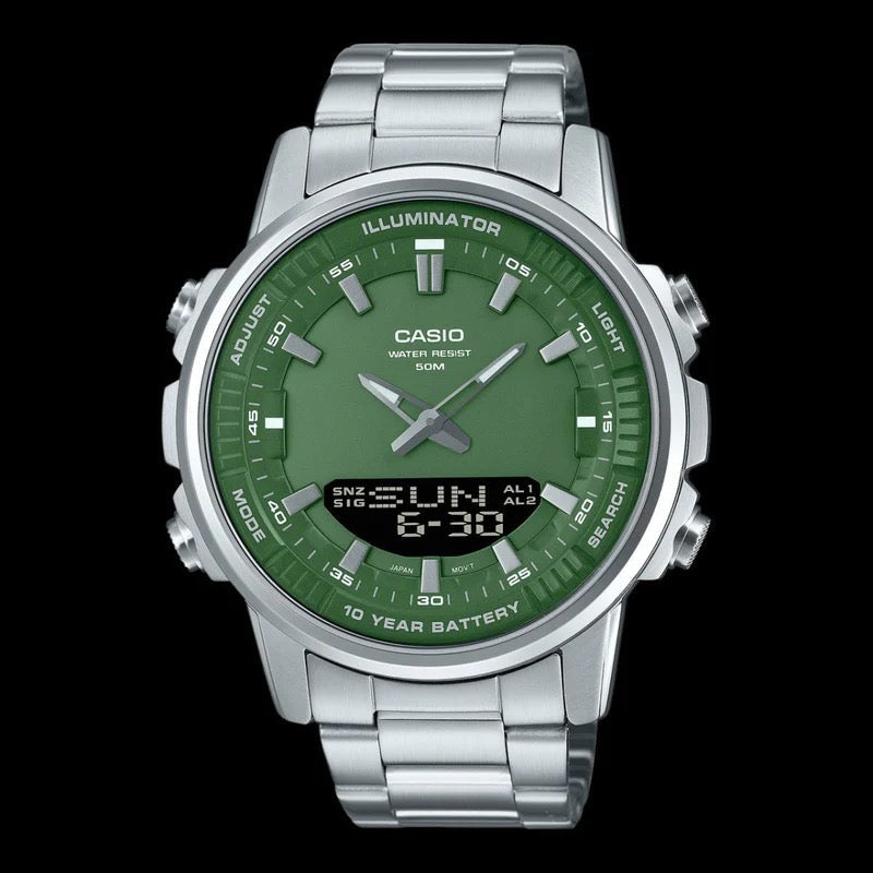 Turquoise Dial Men Watch