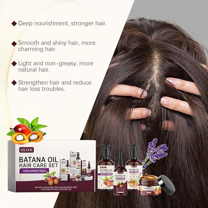 EELHOE Batana Oil Hair Care Set